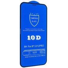 Захисне скло 10D для APPLE IPHONE 12 / 12 PRO 6,1" BLACK