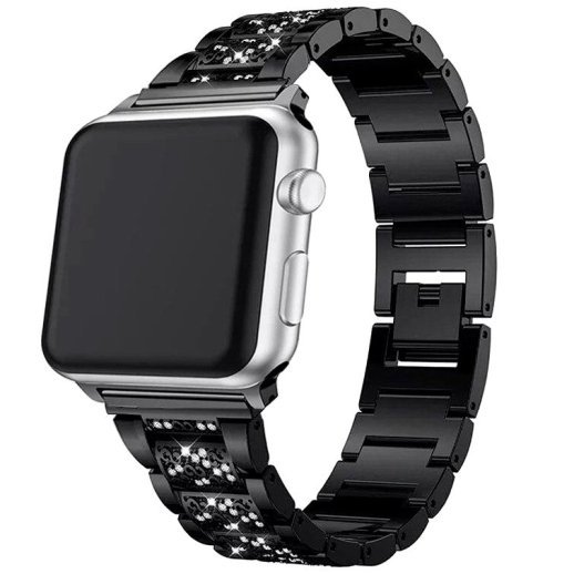 Ремінець металевий 1-Bead Metal СТРАЗИ APPLE WATCH 42 | 44 | 45 MM №26