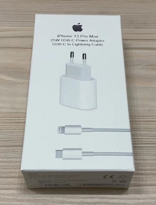Мережевий Зарядний Пристрій Apple iPhone Power Adapter 25W USB-C & Cable White