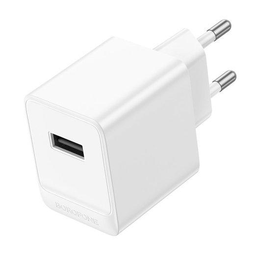 Мережевий зарядний пристрій BOROFONE BAS11A USB 10.5W, білий