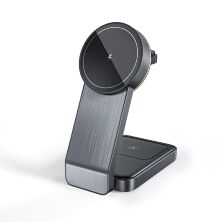 Беспроводная зарядка W79 MagSafe QI док станция для iPhone Watch AirPods для айфона часов подсветка