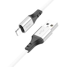 USB кабель HOCO X86 USB - Lightning, 1 метр, білий