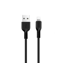 USB кабель HOCO X20 USB - Lightning 2.4A 2 метри, чорний