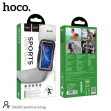 Чехол на руку Hoco BAG01 sports arm bag (черный)