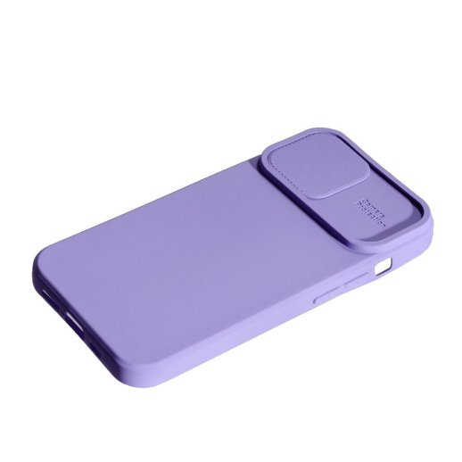 Силіконовий чохол Case Camera для Apple iPhone 13/14 Violet