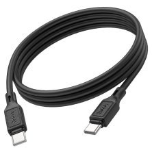 USB-C кабель HOCO X90 silicone 60W Type-C - Type-C 1 MЕТР ЧОРНИЙ