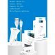Автомобільний зарядний пристрій WUW T51 2 USB 2.4A + кабель USB Lightning (70)