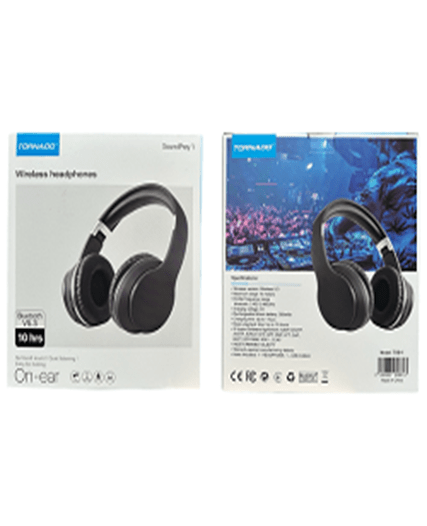Блютуз Стерео Гарнитура TORNADO TSB-1 SoundPrey1  Black