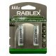 Акумулятор AAA RABLEX 1100 HR03 1100mAh RECHARGEABLE БЛИСТЕР 2 ШТ.