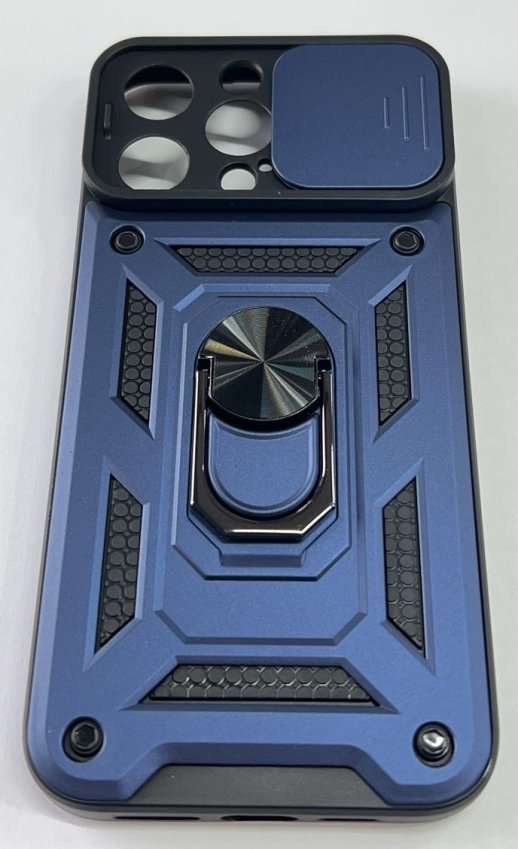 Armor Case With Curtain for Apple Iphone 15 Pro Max Чорний