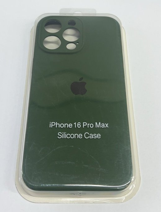 Чехол Silicone Case Copy Apple iPhone 16 ProMax Square Green 31
