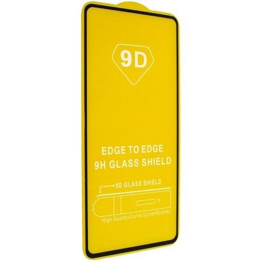 Захисне скло 9D XIAOMI POCO F2 PRO | SAMSUNG A71 ЧОРНИЙ