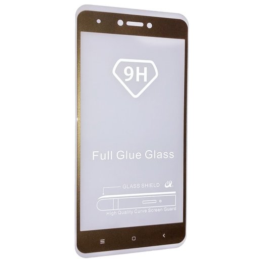 Скло 5D FULL GLUE TRIPLEX XIAOMI Redmi Note 4 ЗОЛОТИЙ тех. пак.