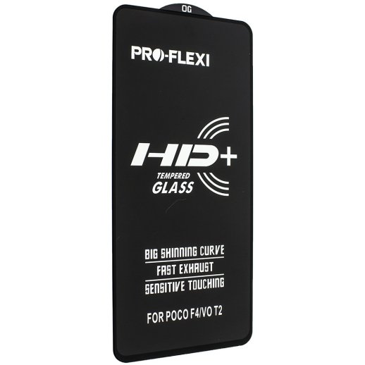 Захисне скло PRO-FLEXI HD+ POCO F4 ЧОРНИЙ