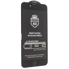 Захисне скло 6D для APPLE IPHONE 6 | 6S ЧОРНИЙ