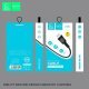 Кабель USB Denmen D39L USB - Lightning 3.6A Нейлонова обплетення