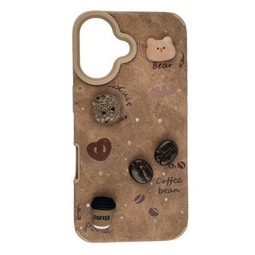 Накладка Coffee для Apple iPhone 16 Brown
