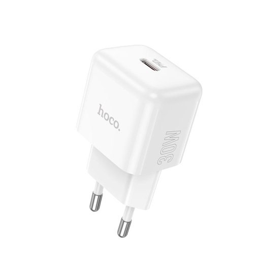 Мережевий зарядний пристрій HOCO N32 TYPE-C PD 30W бiлий