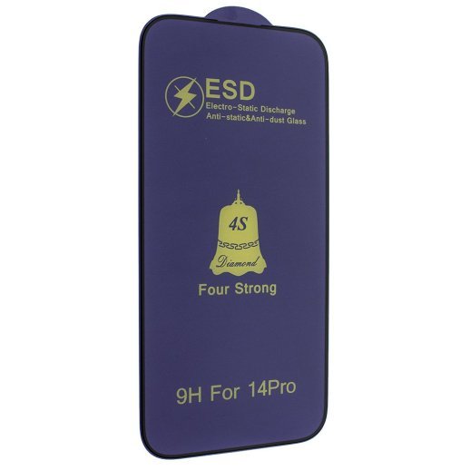 Захисне скло 4S DIAMOND ESD FOUR STRONG APPLE iPhone 14 PRO | 15 | 16