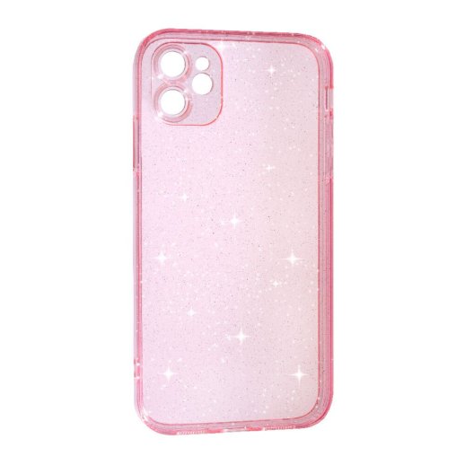 Силікон Clear Shine для Apple iPhone 12 Pink