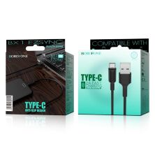 USB кабель BOROFONE BX1 EzSync USB - Type-C 2A