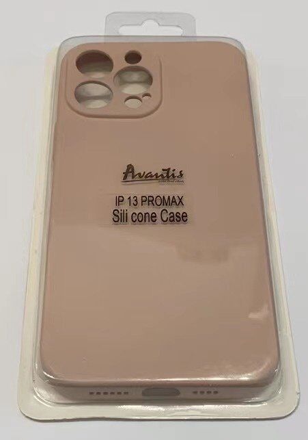 Avantis Full Silicone Case Apple Iphone 13 Pro Max Pink Sand