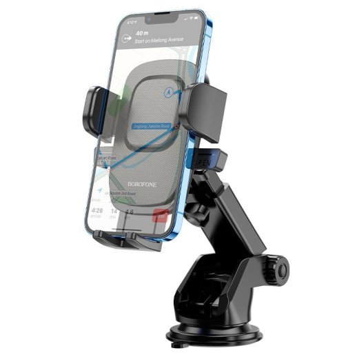 Автомобільний тримач BOROFONE BH60 клейка присоска - утримувач з кнопкою