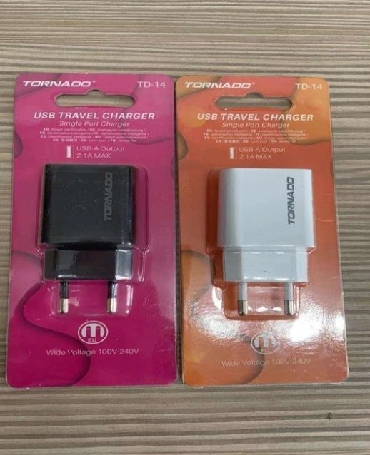 Мережевий Зарядний Пристрій Tornado TD-14 1USB