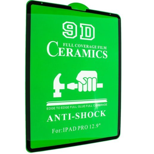 CERAMICS FILM ANTI-SHOCK APPLE IPAD PRO 12.9 2018-2021 ЧОРНИЙ