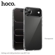 Захисний чохол протиударний HOCO Airbag для APPLE iPhone 17 AIR пластик, прозорий