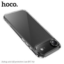 Захисний чохол протиударний HOCO Airbag для APPLE iPhone 17 AIR пластик, прозорий