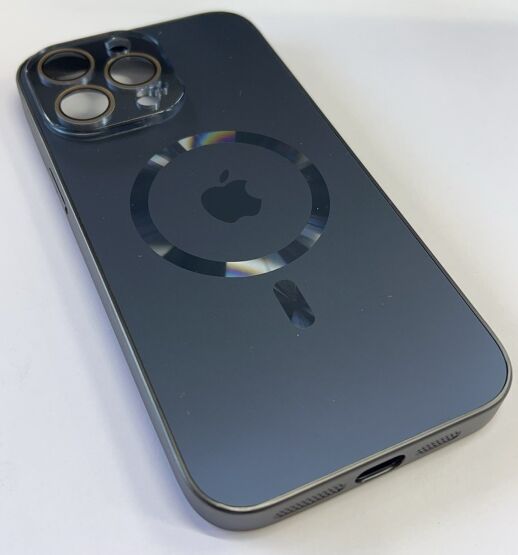 Чехол AG-ACRYLICS Magsafe for Apple Iphone 14 ProMax Black Titanium