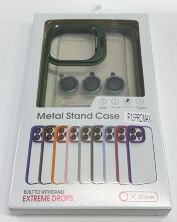 Чехол Metal Stand Case Apple Iphone 13 ProMax Dark Green 9