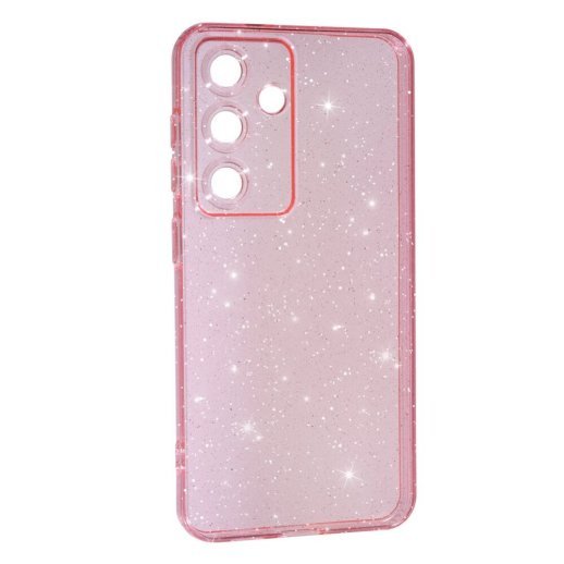 Силікон Clear Shine для Samsung S25 Plus Pink