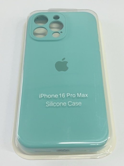Чехол Silicone Case Copy Apple iPhone 16 ProMax Square Ise Blue 17