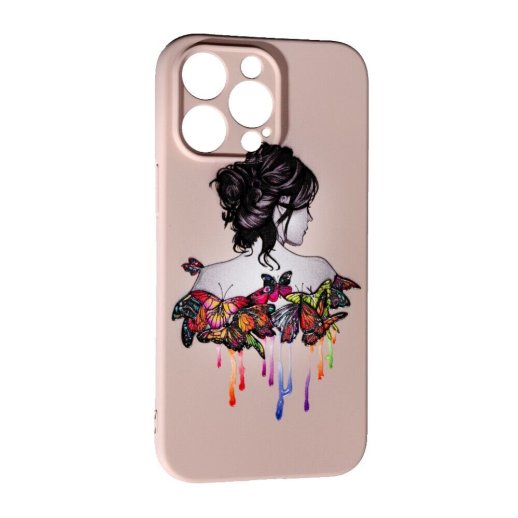 Силікон Case Art для Apple iPhone 14 Pro Max Butterfly