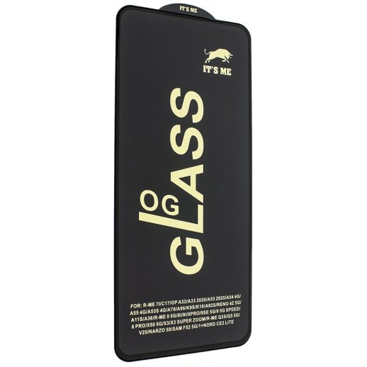 Захисне скло PREMIUM IT'S ME OG GLASS REALME 9i ЧОРНИЙ