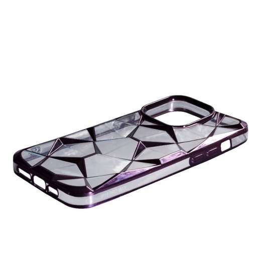 Накладка Abstraction Color для Apple iPhone 15 Pro Violet