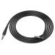 Кабель BOROFONE BL10 AUX jack 3.5 мм - jack 3.5 мм 2 метри, чорний