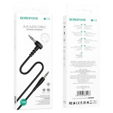 Кабель BOROFONE BL10 AUX jack 3.5 мм - jack 3.5 мм 2 метри, чорний