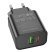 Мережевий зарядний пристрій BOROFONE BA88A TYPE-C PD 20W + USB QC3.0, чорний