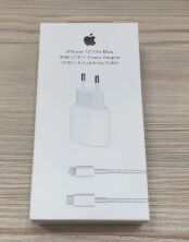 Мережевий Зарядний Пристрій Apple iPhone Power Adapter 20W USB-C & Cable White No Logo
