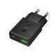 СЗУ HOCO N73 PD20W+ QC3.0 (1USB/1Type-C) (черный)