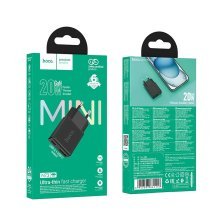 СЗУ HOCO N73 PD20W+ QC3.0 (1USB/1Type-C) (черный)