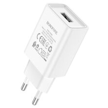 Мережевий зарядний пристрій BOROFONE BA68A Glacier single port charger