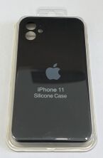 Чохол Silicone Case Copy Apple iPhone 11 Square Black 01