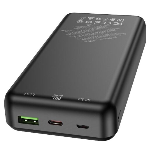 Power bank HOCO J87A "Tacker" PD20W + QC3.0 20000 mAh, чорний