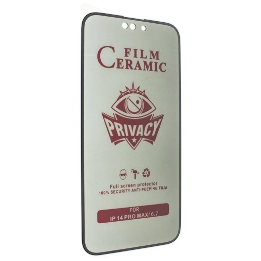 CERAMICS FILM PRIVACY APPLE iPhone 14 PRO MAX | 15 PLUS | 16 PLUS ЧОРНИЙ