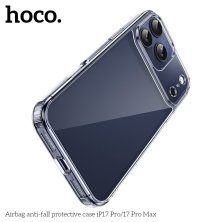 Захисний чохол протиударний HOCO Airbag для APPLE iPhone 17 PRO MAX пластик, прозорий