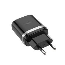 Мережевий зарядний пристрій HOCO C12Q SMART QC3.0, чорний